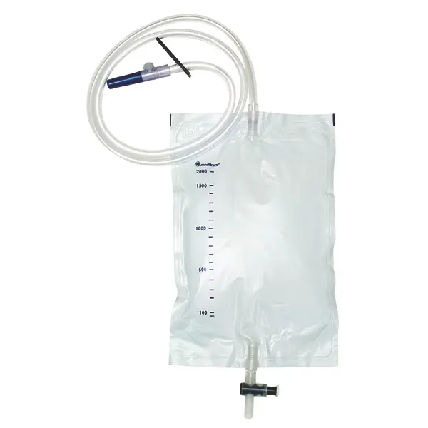 Urine bag 2.0 l with inlet valve sterile 